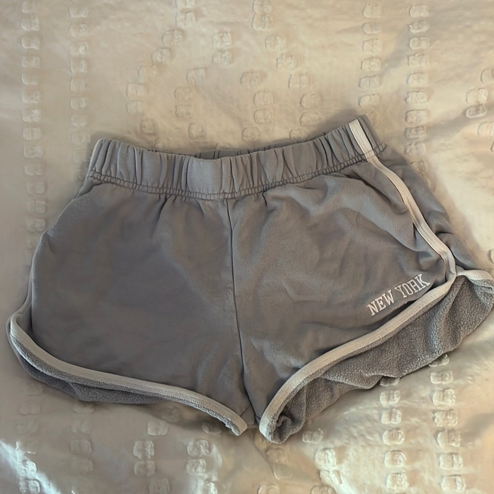 Blue/grey Brandy Melville New York sweat shorts